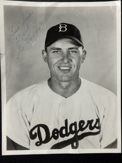 Gil Hodges HOF foto firmata "Good Luck Frank" Brooklyn Dodgers 8x10 AUTO JSA LOA