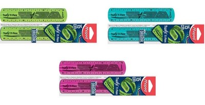 Maped Flachlineal Twist'n Flex 150 mm unzerbrechlich zufällige Farbe (1 Stück)