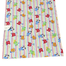 Baby Looney Tunes Characters Alphabet Warner Brothers Fabric 44" w x 54" long