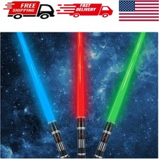 3-Pack Colorful Light-Up Swords with FX Sound Expandable Design for Kids