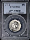 1959-D 25C Washington Quarter PCGS MS66