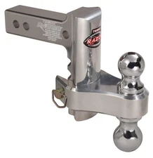 Trimax Universal Razor RP Aluminum 6" Drop Dual Ball Adjustable Receiver Hitch