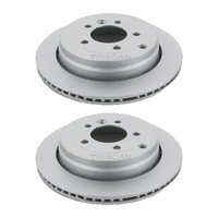 2 Bremsscheiben BelüFtet Ø 325 Mm Triscan FüR U.A. Land Rover Discovery