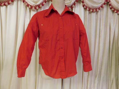 Vintage Red TAKE 1 Shirt Size 38 70's - image 1