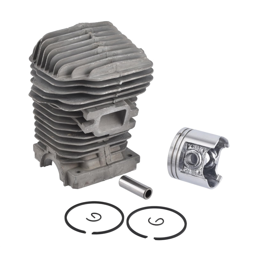 Cancanle 42,5mm Cilindro con pistone e Anelli Clip a Perno per Stihl 025 023 MS2