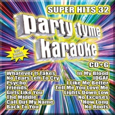 Super Hits 32 16-song CD G by Party Tyme Karaoke NEW SEALED 13
