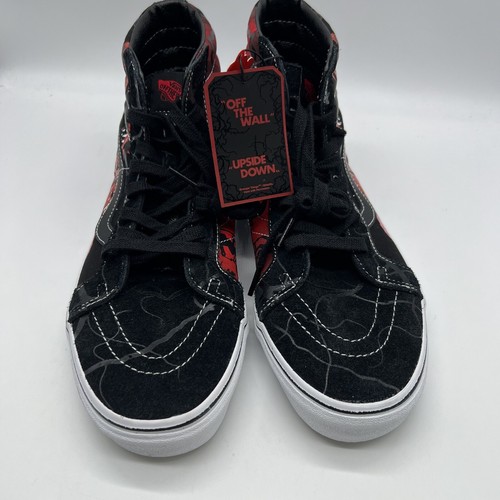 Vans X Stranger Things Friends Dont Lie Black Red Men's Size 12 Sk8-hi - Picture 3 of 9