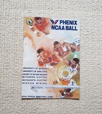 NCAA Ball 1988 (University of Bradley vs. Iowa State Uni, etc) Program