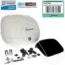 BAULETTO BIANCO 544 + SCHIENALINO ORIGINALE VESPA GTS 4T IE SUPER 125 2009-2010