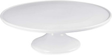 12-Inch Porcelain Cake Stand round Dessert Stand White Cupcake Stand for Parties