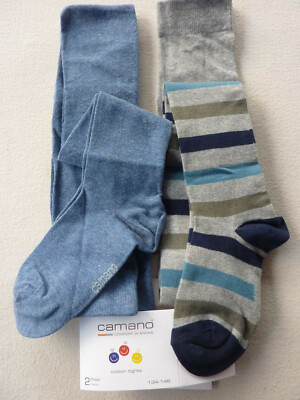 CAMANO girls tights 2 pack children's tights COTTEN 75/45% cotton