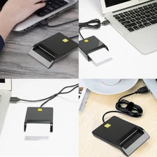 US 1 Pack USB Common Access CAC Smart Card Reader For Common Access Government