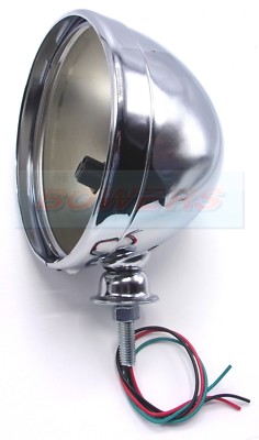 Lotus Caterham 7'' Inch Chrome Headlight Headlamp Shell Bowl Classic Car Kit Car