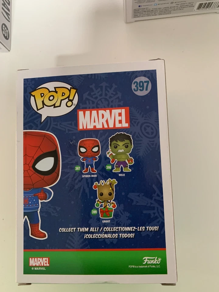 Funko Pop Marvel 397 Spider-Man (ugly sweater) - Imagen 3 de 4