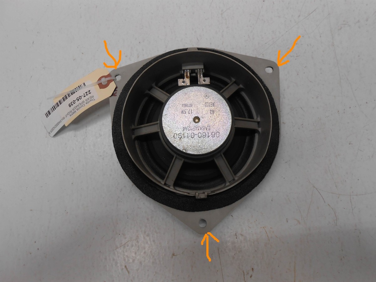 2003-2008 Toyota Corolla Matrix Rear Door Speaker | eBay