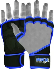 MRX Workout Gloves Weight Lifting Wrist Wraps sticky Palm Protection with Extra