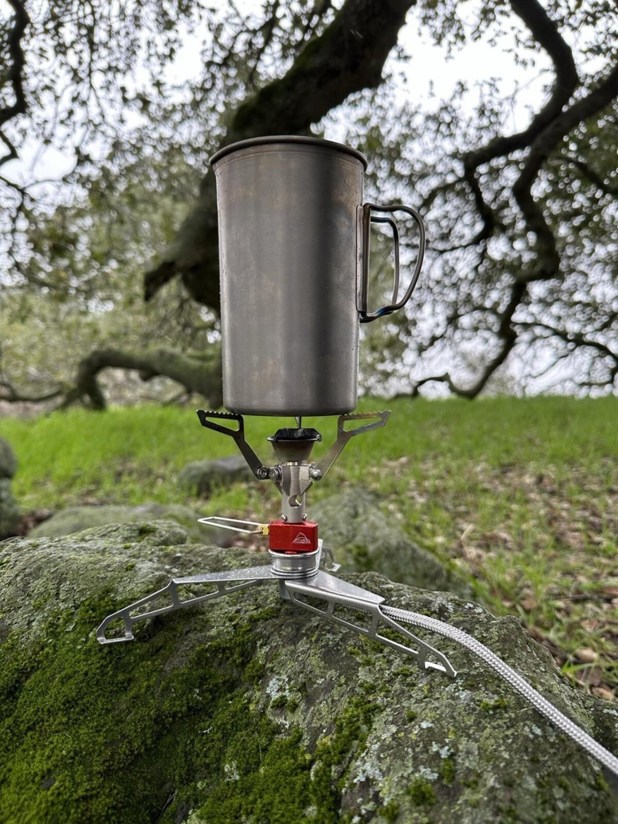 Stufa Ad Alcool Bruciatore Spirito Da Campeggio Acciaio Inox - Foto 5