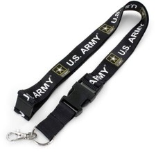 US ARMY BLACK LANYARD
