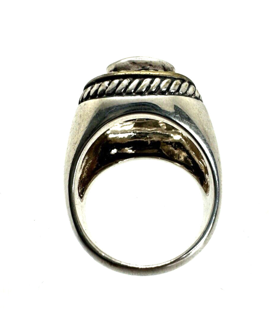 Designer Style Solid Sterling Silver Black Onyx R… - image 4