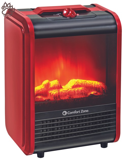 13 In Mini Portable Electric Fireplace Space Heater 1 200 Watts