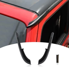 Hardtop Rain Gutter Extension Drip Rail Rain Diverter for Jeep Wrangler 2011-201
