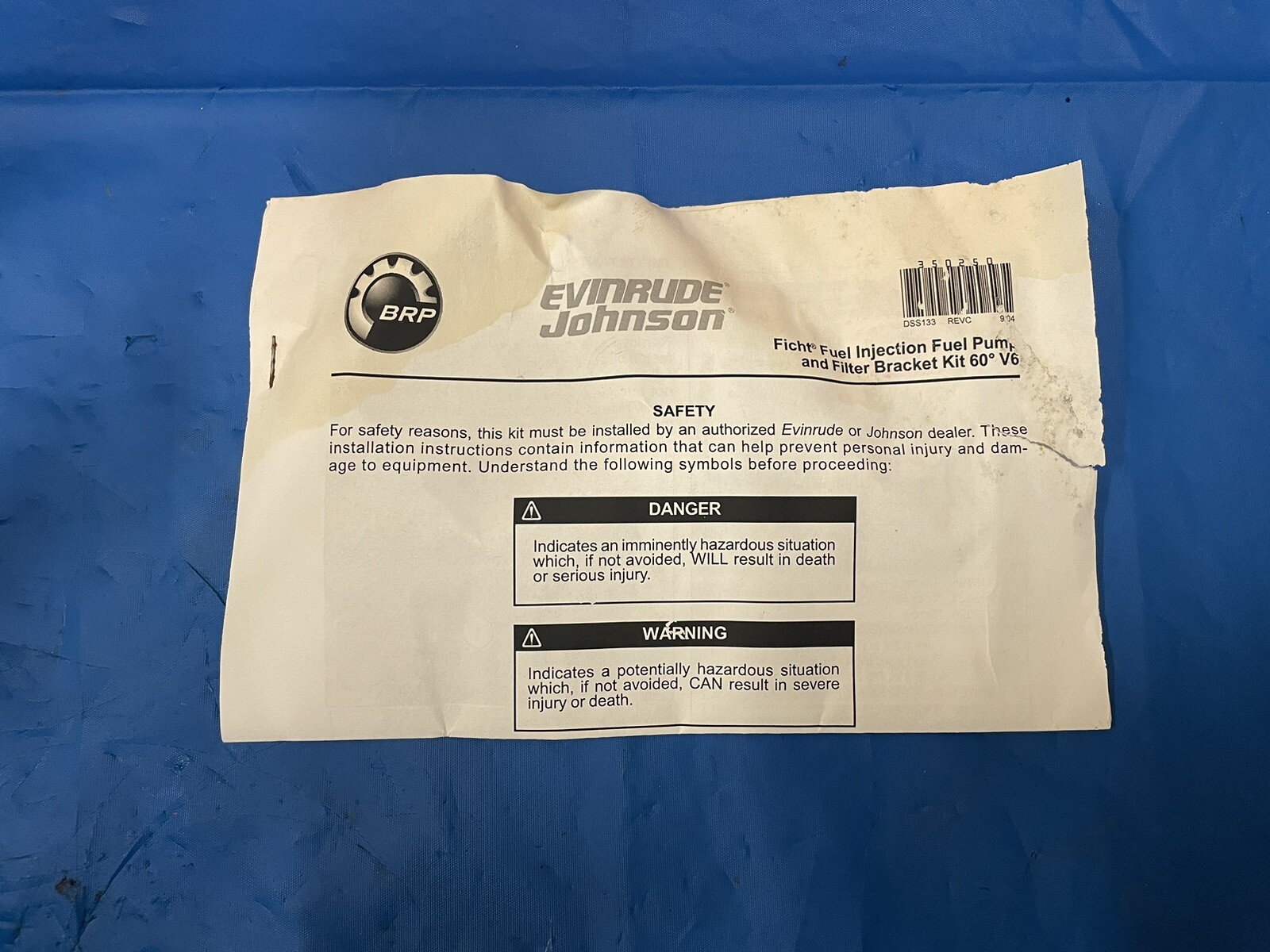 OMC Outboard, Fuel Lift Pump Assembly, Fits: Ficht Motors, P 
