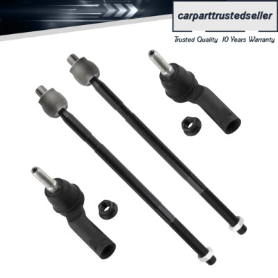 EV801132 For 13-16 Dodge Dart 15-17 Chrysler 200 Inner & Outer Tierod Front 4Pcs