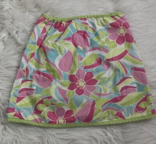 Gymboree Girls 5 Skirt Palm Springs Reversible Floral Flamingo