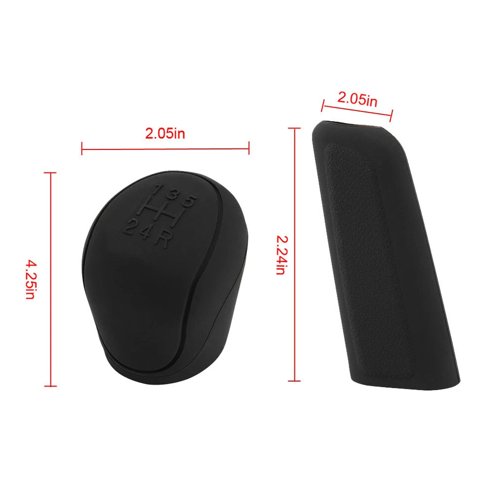 Protector antideslizante universal de silicona para freno de mano de engranaje de coche, Foto 3 de 4