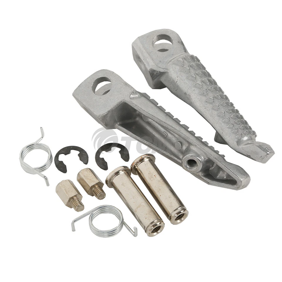 Reposapiés delanteros de aluminio aptos para Kawasaki Ninja 650R EX650 2006-2013 Foto 4 de 4