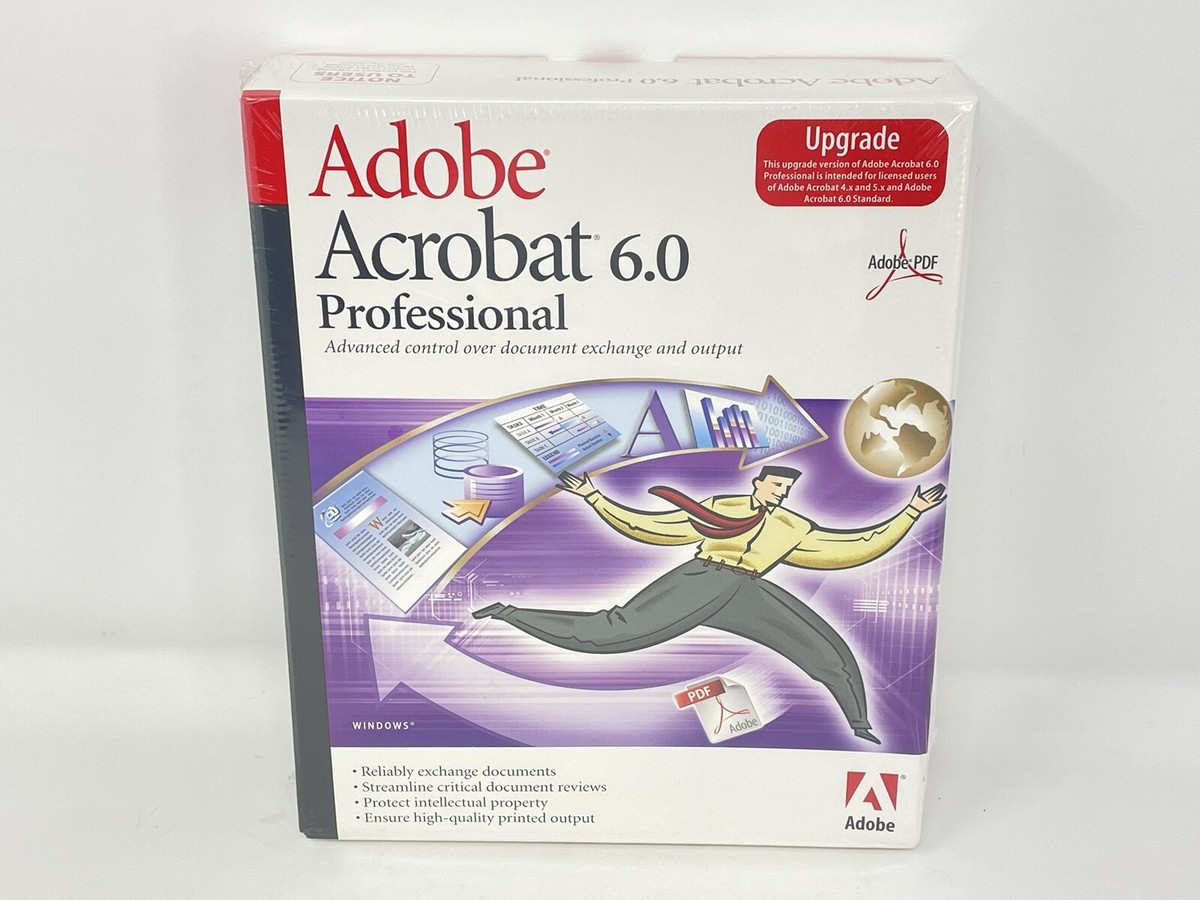 Adobe Acrobat 6.0 Professional CD Brand New Sealed | eBay Adobe Acrobat 6.0 Professional CD Brand New Sealed | eBay