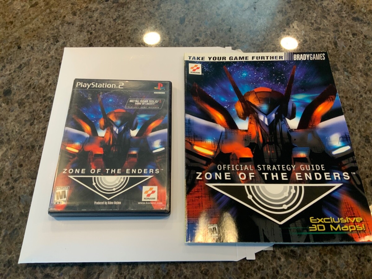 Zone of the Enders (2 Disc PlayStation 2 Game) With OFFICIAL 