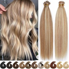 Highlight Nano Ring 100 Human Remy Hair Extensions Micro Loop Beads Loop Thick