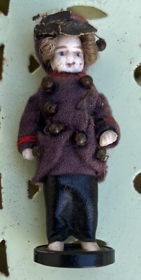 Petite Mignonnette Pieds Nus – 6 Cm, Circa 1920, état D'origine, France, Ancien, Garçon