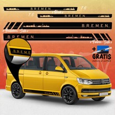 Seiten-Streifen Aufkleber-Set, Skyline Stadt Bremen R komp. mit VW T5/T6 Seiten-Streifen Aufkleber-Set, Skyline Stadt Bremen R komp. mit VW T5/T6