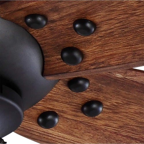 Altura 48 in. Indoor/Outdoor Matte Black Ceiling Fan with Downrod and Reversible - Picture 11 of 12