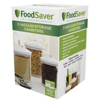 Foodsaver 3 Piece Round Bpa-free Canister Set Foodsaver 3 Piece Round Bpa-free Canister Set