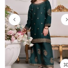 Pakistani kids 2 Piece Dress Kameez Grara eid  if offer Inbox Me