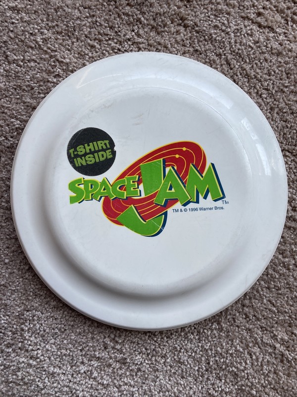 Space Jam frisbee, Vintage 1996 Warner Bros., MADE IN THE USA