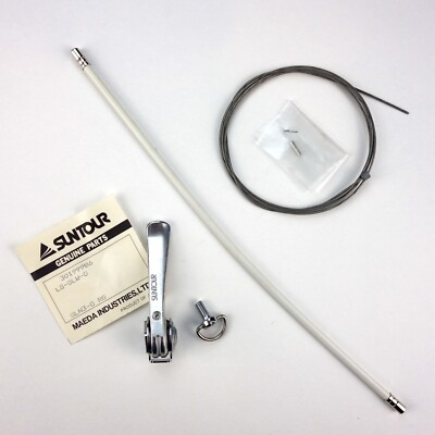 Levier De Vitesses Vintage SunTour – Downtube, Friction, 5 Vitesses, Blanc (Japon)