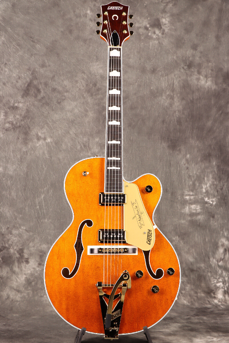 Gretsch G6120TGDS Players Nashville DS Gold Hardware Roundup Orange
