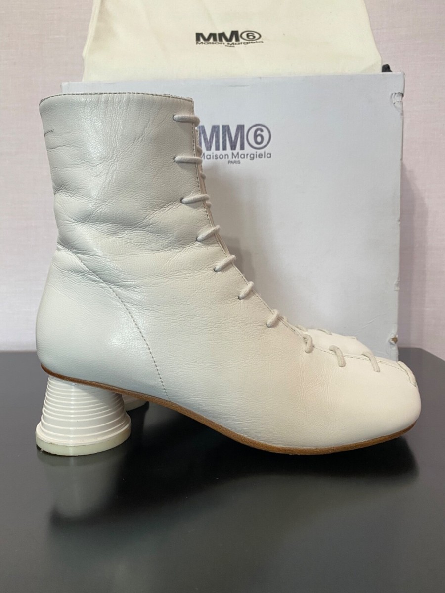 mm6 cup heel boots