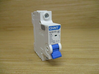 Chint NXB-63C6 Circuit Breaker 6 AMP NXB-C6-1P