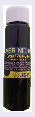 Silver Nitrate Crystal Powder - 25 Grams 99.9% Pure ACS Grade Lab Chemical | AgNO3 For Photography, Mirrors & Testing