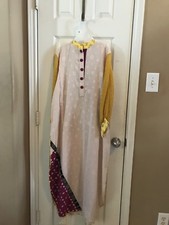 Indian Pakistani Designer Custom Made Lawn Long Kurti /Kameez
