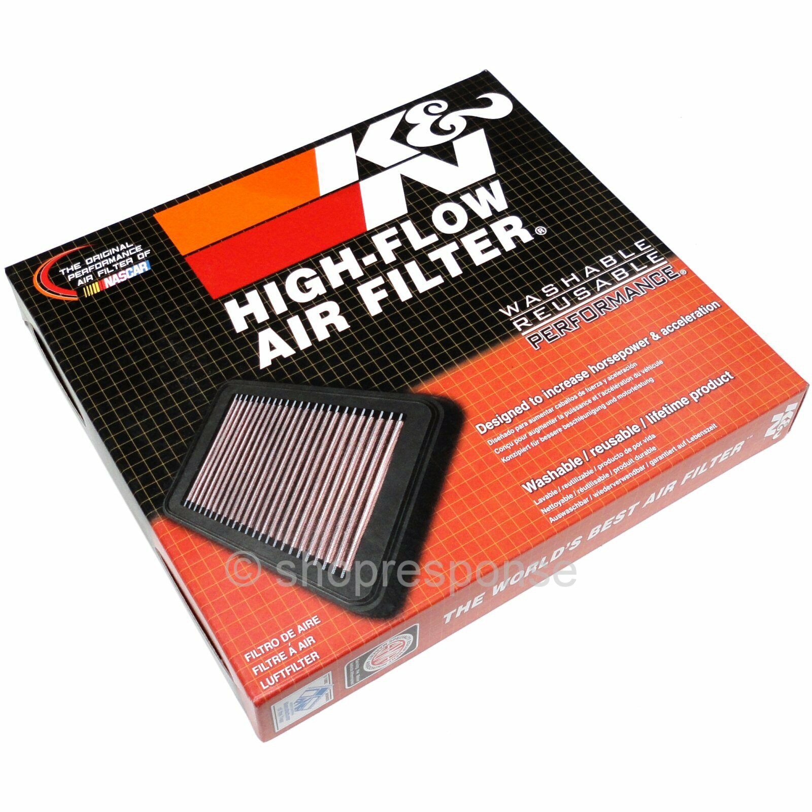K&N 33-2713 Air Intake Filter Fits 91-05 Acura NSX NA1 NA2 3.0L / 3.2L Genuine