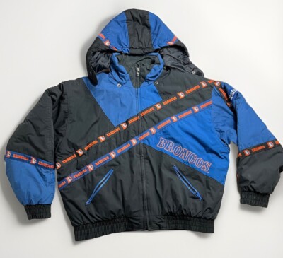 Vintage Denver Broncos Pro Player Puffer Coat Men's 2XL 90's