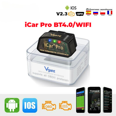 ICar Pro ELM327 OBD2 Scanner for IOS/Android ElM 327 OBD 2 Car Diagnostic Tool
