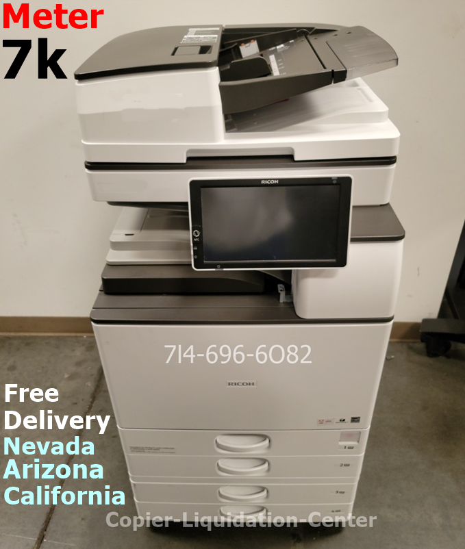 Ricoh MP 3055 Black/White Copier Print Scan Meter Count only