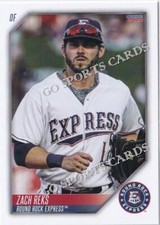 2022 Round Rock Express Zach Reks RC Rookie Texas Rangers
